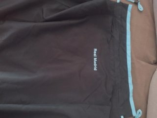 Chaqueta Real Madrid XL Negra y Azul