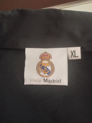 Chaqueta Real Madrid XL Negra y Azul