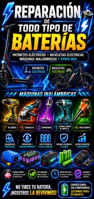 Reparación de Baterías