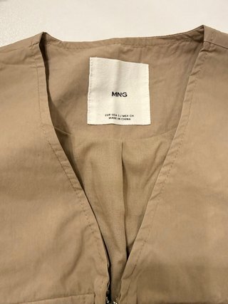 Chaleco Mango Beige