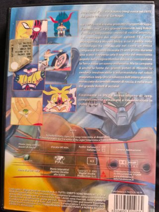 DVD Jeeg contro i mostri di roccia