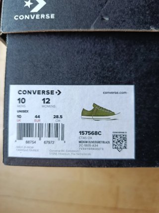 Zaparillas Converse Chuck Taylor All Star Piel T44