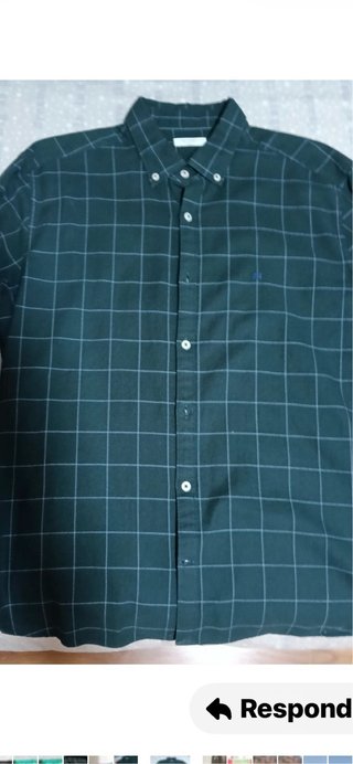 Camisa Pedro del Hierro verde botellero
