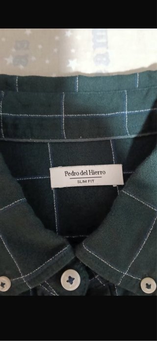 Camisa Pedro del Hierro verde botellero