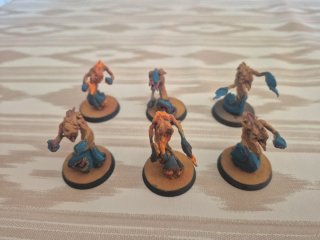 Figuras Incineradores (6 unidades) metal