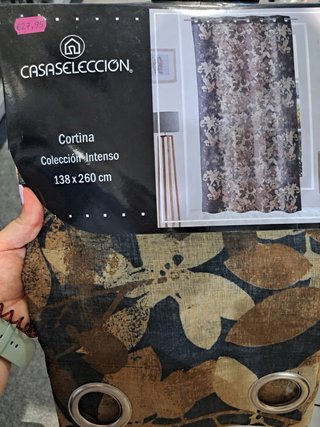 4 Cortinas Translúcidas Estampadas