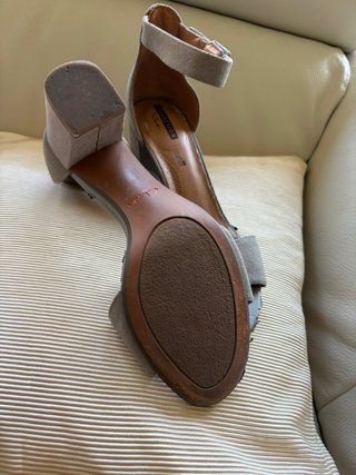 Sandalias Clarks Ante Gris Talla 39
