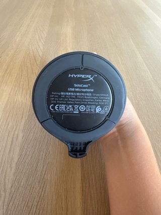 Micrófono HyperX Negro