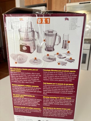 Robot Procesador Alimentos Vital Xpress 750W