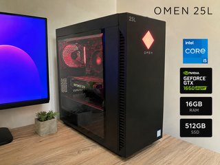 PC Gaming HP OMEN 25L i5, gtx1660 Super, 16GB RAM
