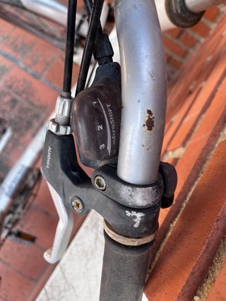 Bicicleta Monty plateada