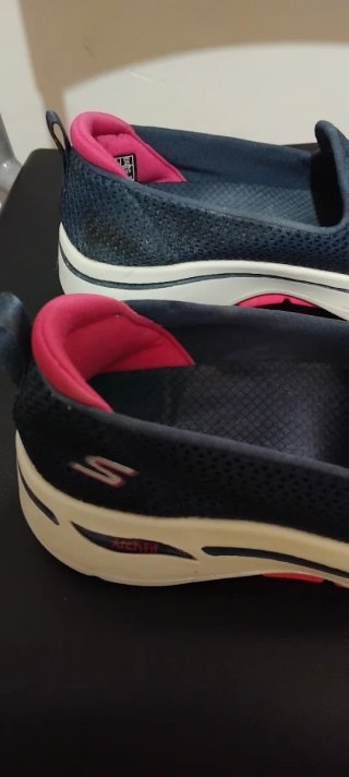 Zapatillas Skechers Mujer Azul y Rosa