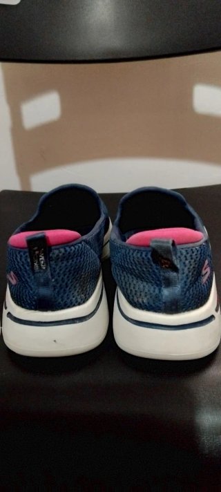Zapatillas Skechers Mujer Azul y Rosa