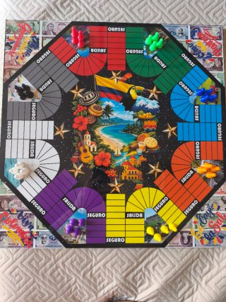 Parqués Colombiano Juego de Mesa