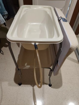 Bañera bebé con cambiador