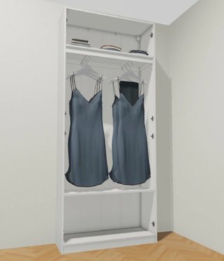 Armario PAX Ikea puertas espejo