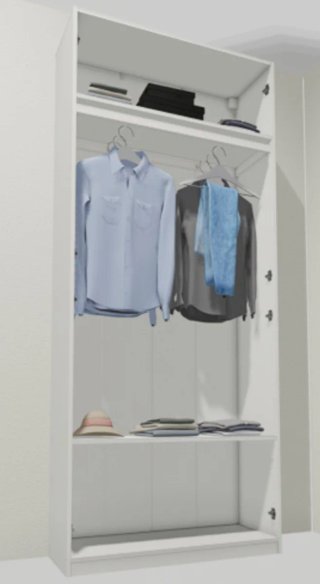 Armario PAX Ikea puertas espejo
