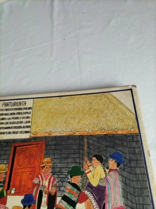Tabla Sarhua Arte Popular Perú Años 70