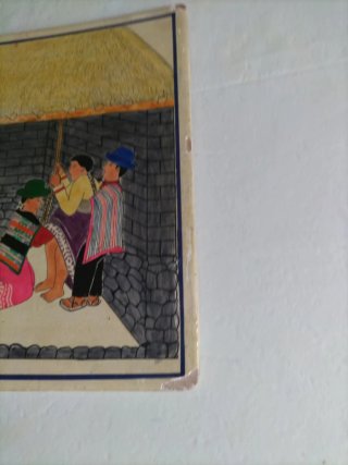 Tabla Sarhua Arte Popular Perú Años 70