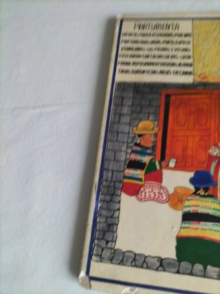 Tabla Sarhua Arte Popular Perú Años 70