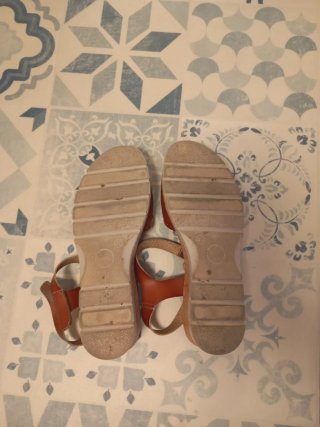 Sandalias cuña Vía Dos piel 40