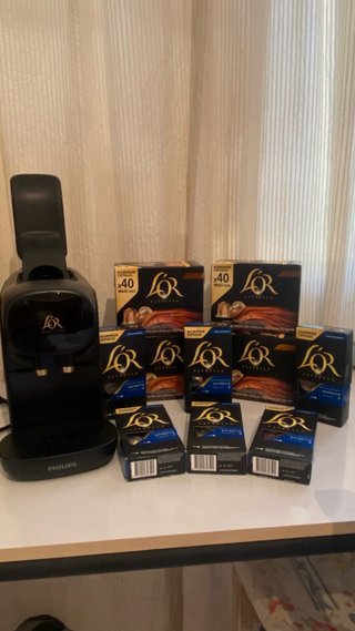 Cafetera LOR Espresso + Cápsulas lote