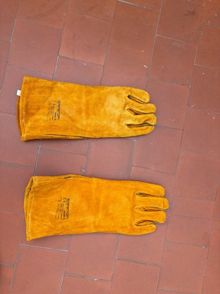 Guantes de soldadura de cuero