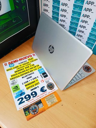 Portátil HP i5 10210U 8GB RAM 500GB SSD
