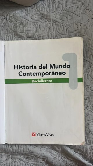 Historia del mundo contemporáneo 1 Bachillerato