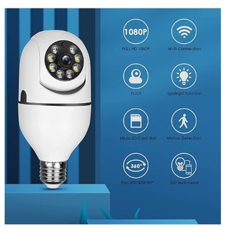 Bombilla Camara Vigilancia IP Wifi Full HD 1080p