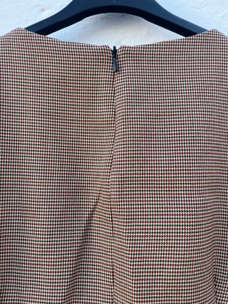 Vestido Zara Beige/Marrón Talla XL