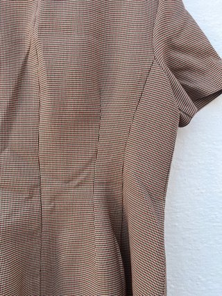 Vestido Zara Beige/Marrón Talla XL