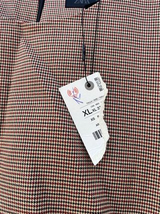 Vestido Zara Beige/Marrón Talla XL