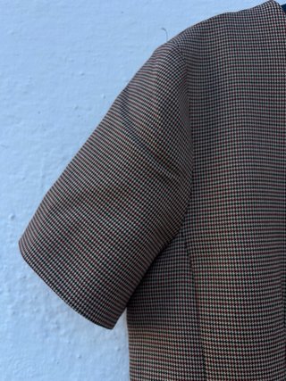 Vestido Zara Beige/Marrón Talla XL