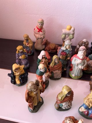 Lote de +30 Figuras Belén Antiguas Vintage