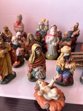 Lote de +30 Figuras Belén Antiguas Vintage