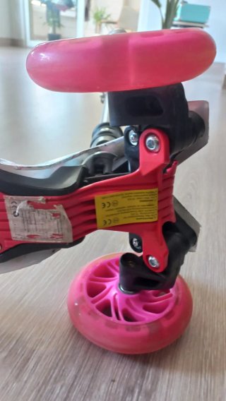 Patinete infantil 3 ruedas rosa