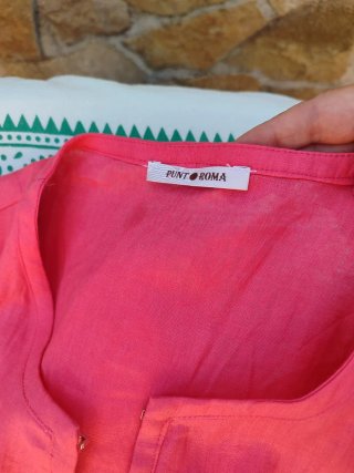 Conjunto Punto Roma casaca y pantalón rosa