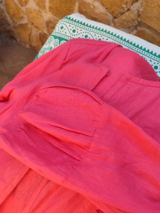 Conjunto Punto Roma casaca y pantalón rosa