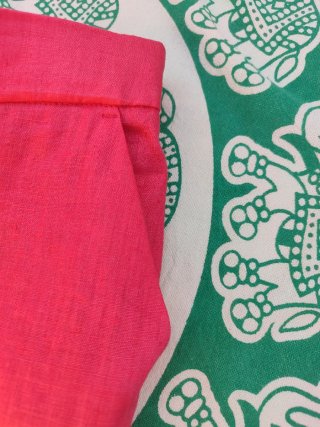 Conjunto Punto Roma casaca y pantalón rosa