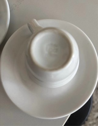 Set 2 tazzine Esse Caffè con piattini