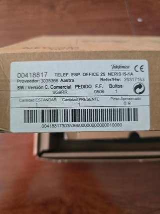 Teléfono fijo Telefonica Netcom Neris