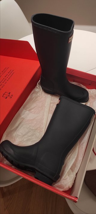 Botas de agua Hunter negras