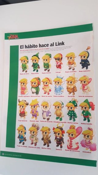 Página Poster Zelda
