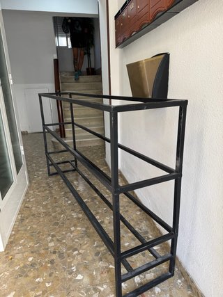 Estantería vestidor Hierro Negra