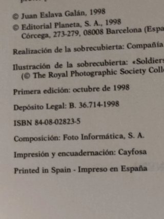 Juan Eslava Galán. Libros