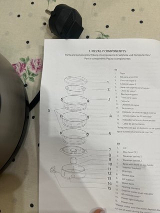 Cecotec Vapovita 3000 Inox Vaporera Eléctrica