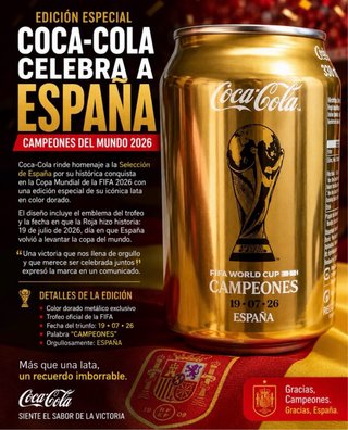 Latte Coca-Cola Mondiale Spagna, Argentina