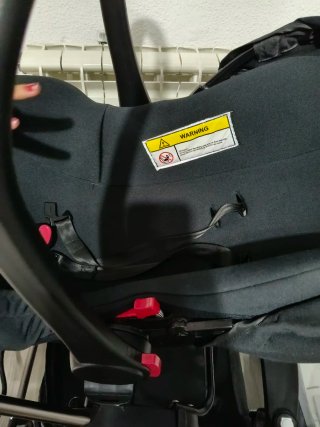 Carrito de bebé 2 piezas negro