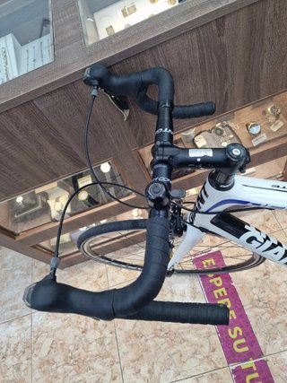 Bicicleta Carretera Giant Def 9 Blanca Carbono Talla L